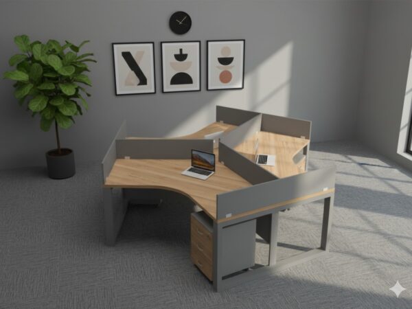 Rock 3 Person Workstation