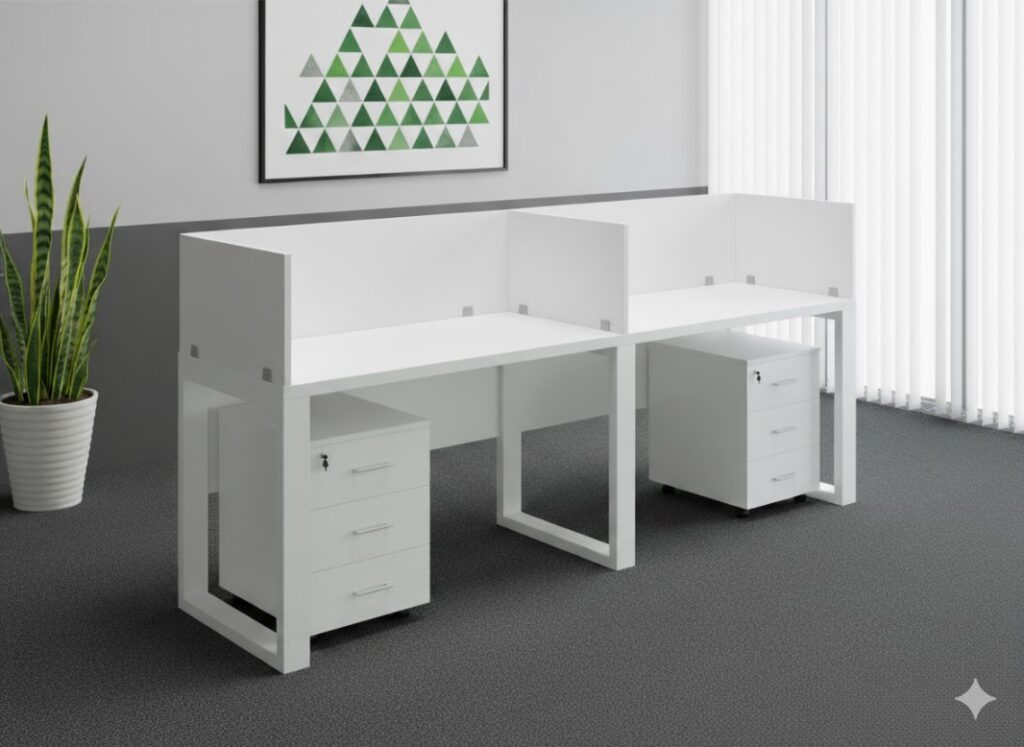 2 Person Office Workstation in Dubai - Custom Made in UAE, Office Shop
