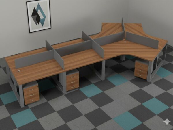 Ark 7 Person Office Workstation