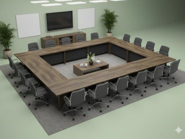U-Shaped Modular Conference Meeting Table