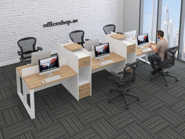 6 person workstation dubai