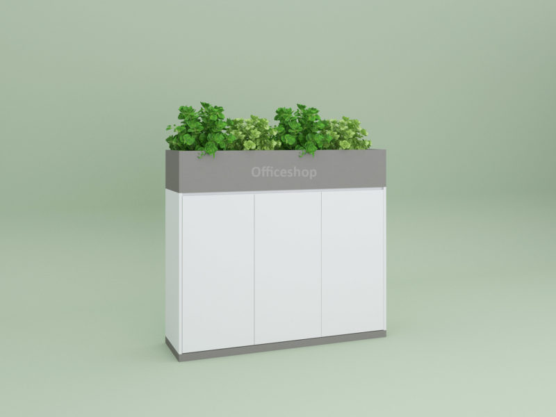Office Storage Cabinet With Planter