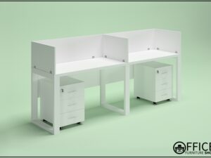 2 person office workstation