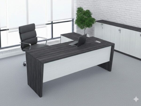 spirit executive desk with right return
