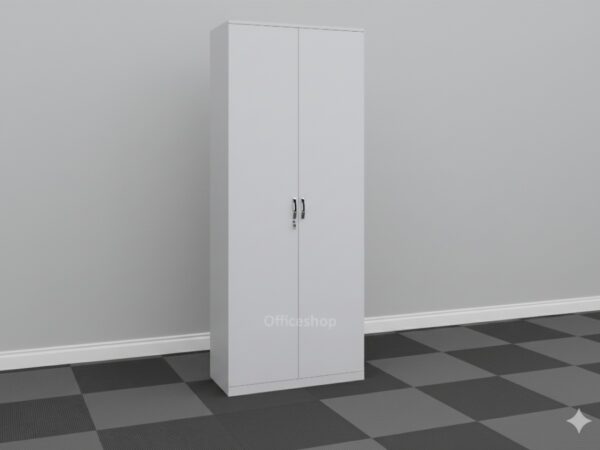 Alfa Full White Wooden Storage Cabinet