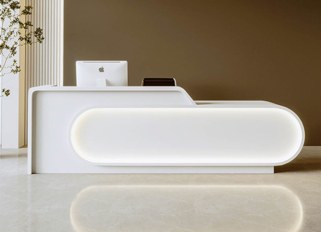 Curved Reception Desk