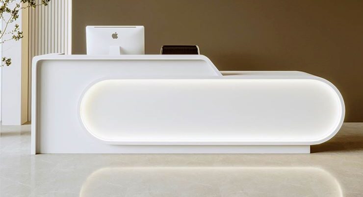 Curved Reception Desk