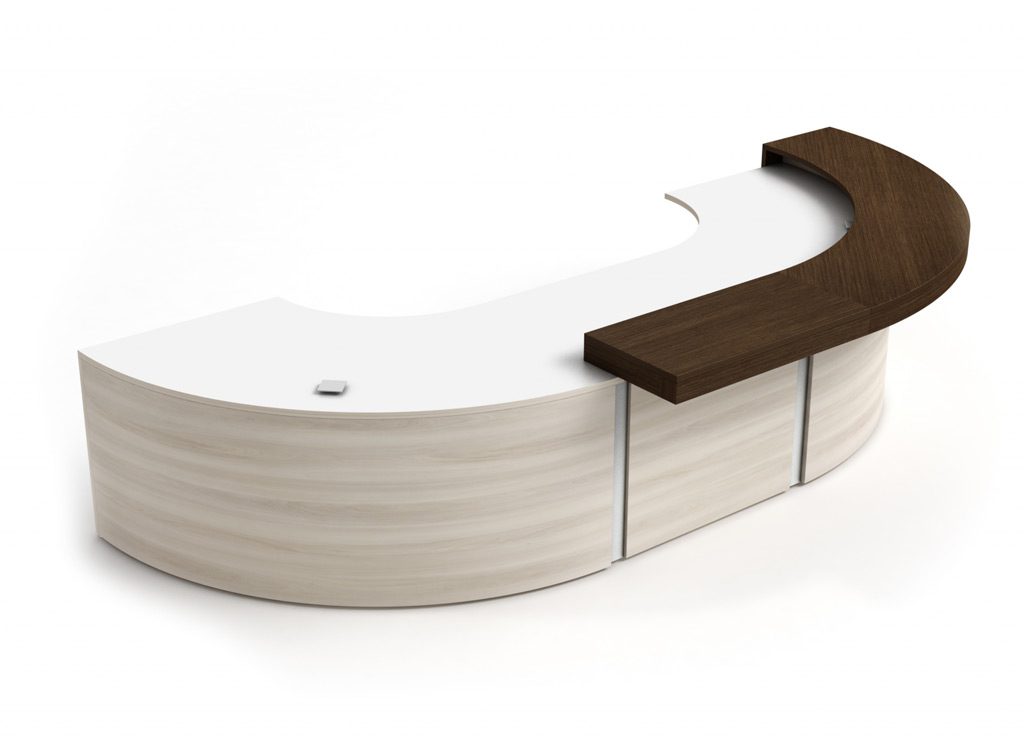 Curved Reception Desk