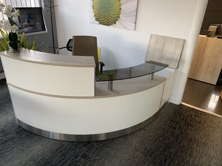 Curved Reception Desk