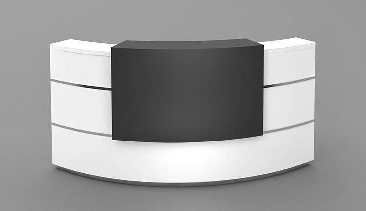 Curved Reception Desk 1