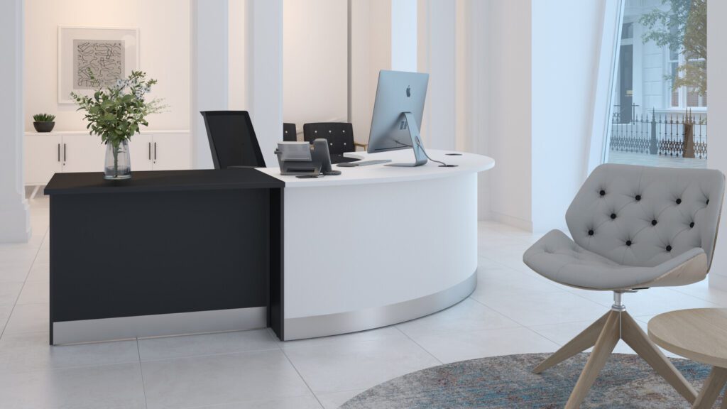 Curved Reception Desk