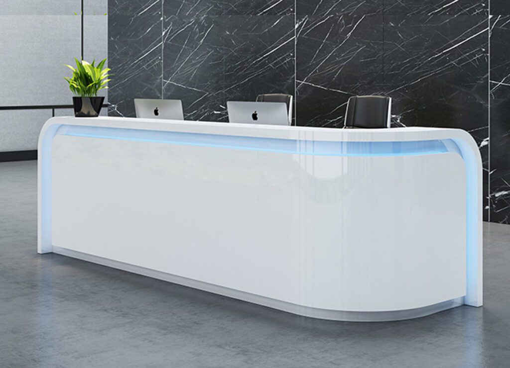 Curved Reception Desk