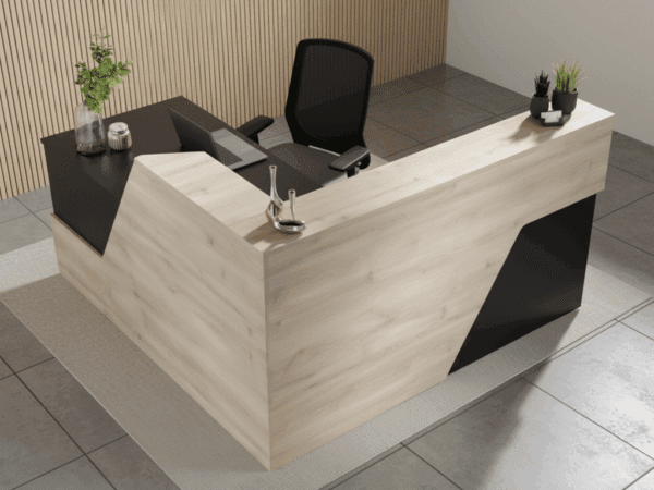 Axton L Shaped Reception Desk